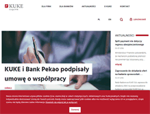 Tablet Screenshot of kuke.com.pl